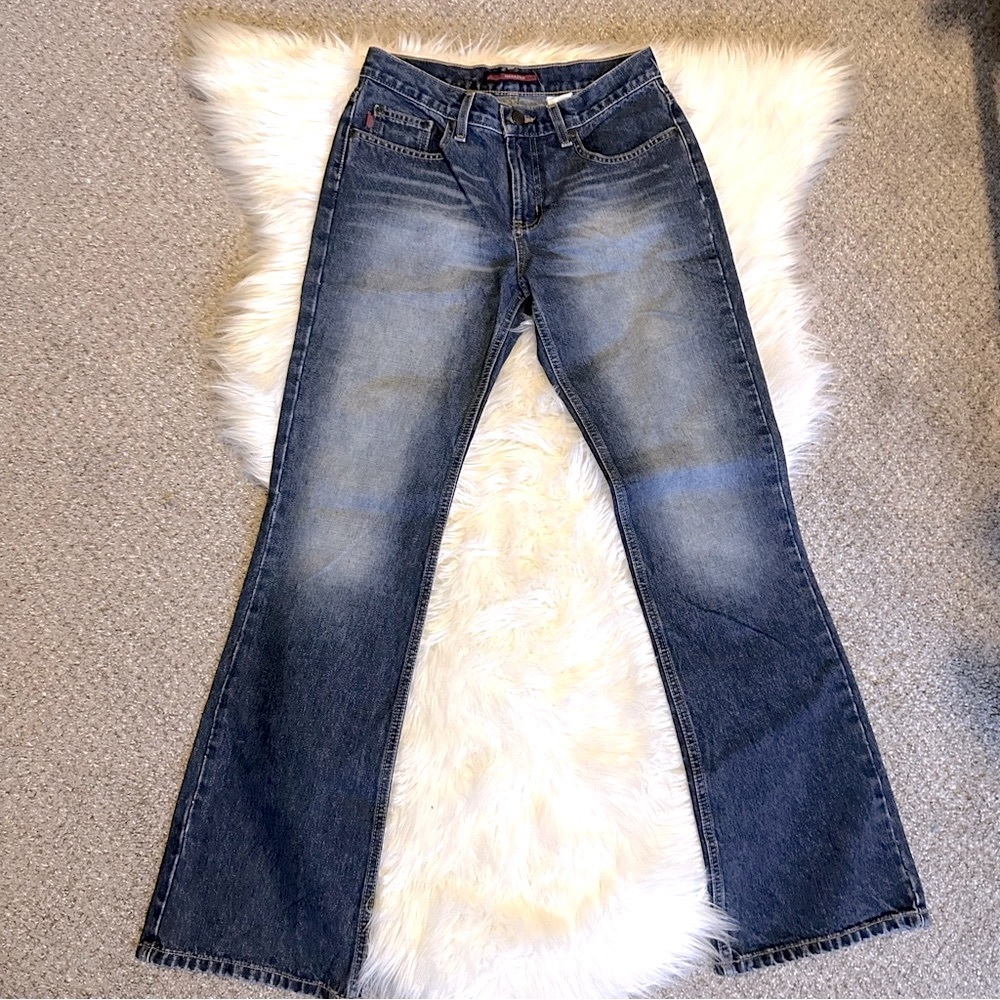 BCBGMAXAZRIA Women’s Dark Blue Jeans Size 3/4 R